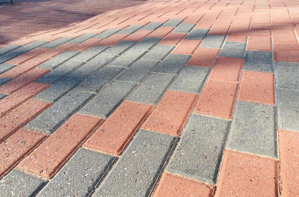 Block paving cleaning in Crosby